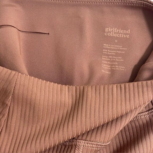 Girlfriend Collective Legging Sports Bra Ribbed Set Sz‎ XS Top / SMALL  Leggings - Picture 7 of 8